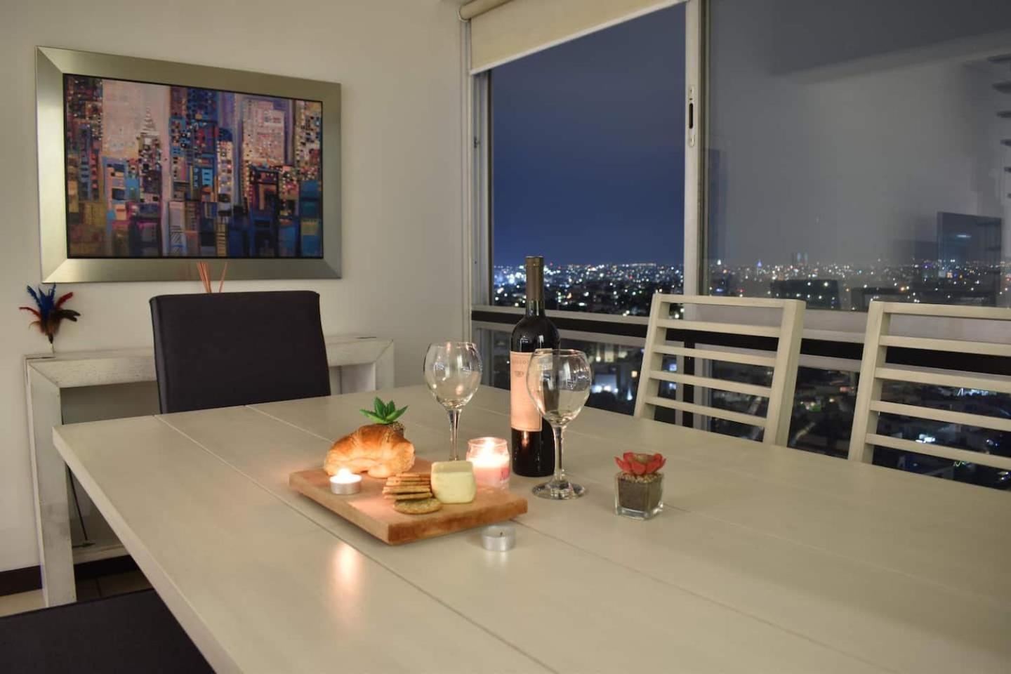 Penthouse Espectacular Vista Cd A.C. Wifi 300Mbps Daire Guadalajara Dış mekan fotoğraf